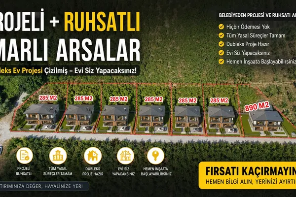 Nalköy Mahallesi 285 m² villa imarlı arsa